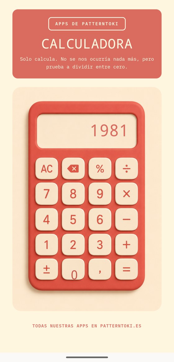 Pantalla de Calculadora