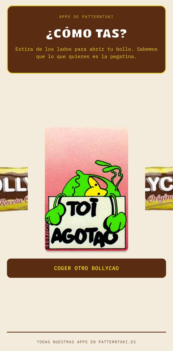 Pantalla de ¿Cómo tas?