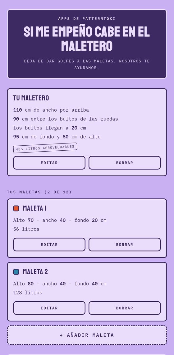 Pantalla de Si me empeño, cabe en el maletero