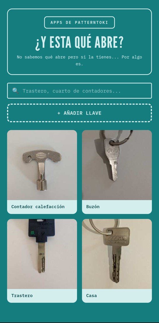 Pantalla de ¿Y esta qué abre?